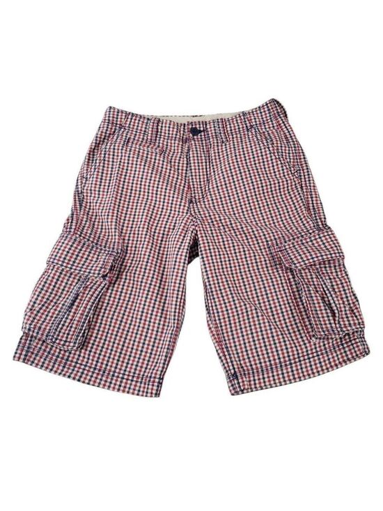GAP Other - GAP Kids Boys Red & White Check Shorts w Concealed Adjustable Waist 14
